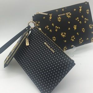 Michael Kors Jet Set Travel LG Trio Wristlet